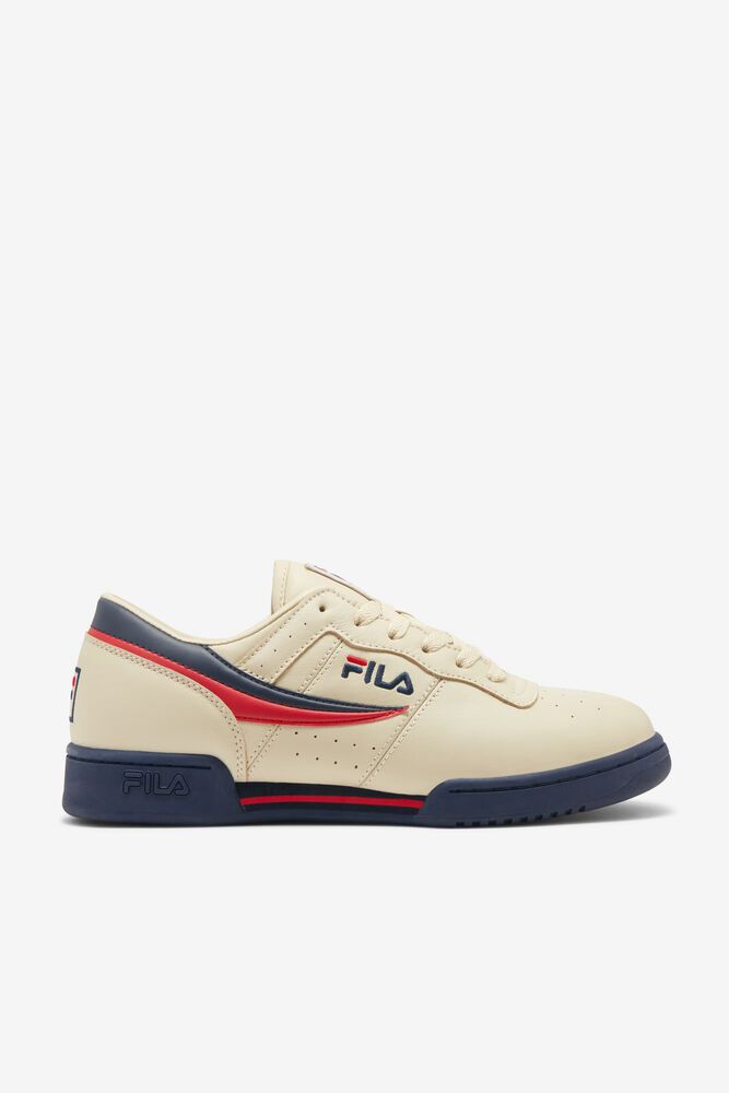 Fila Trainers Mens White Original Fitness - Ireland 76092-VZRH